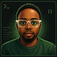 Pixel-art portrait of James Mapepa